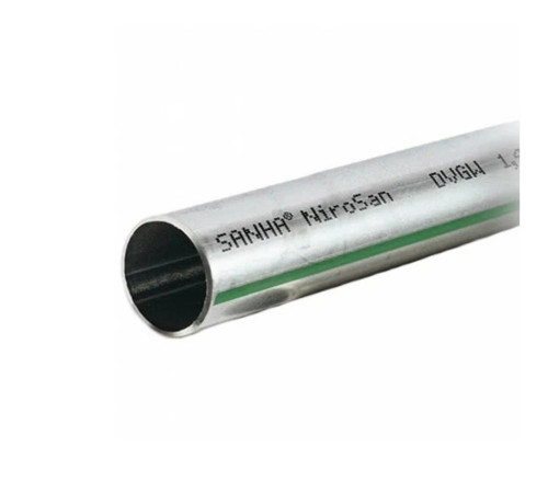 Труба SANHA NiroPress серия 9500.3C 42x1.5 мм 3 м нержавеющая сталь 1.4404 6950042.3C