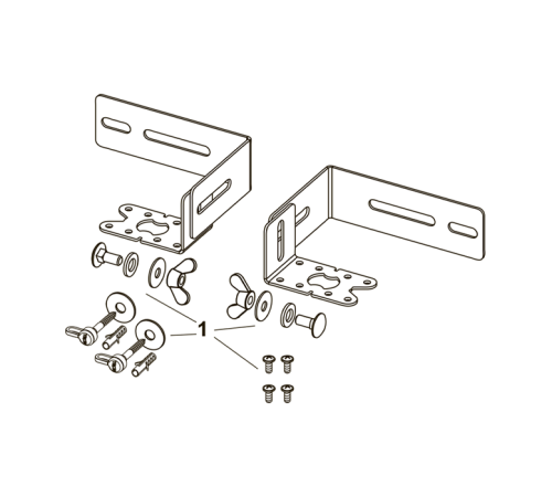 Кронштейны для фиксации сифонов TECE drainprofile 674001