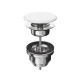 Донный клапан Kerama Marazzi для раковины белый глянцевый DRR.1/WHT