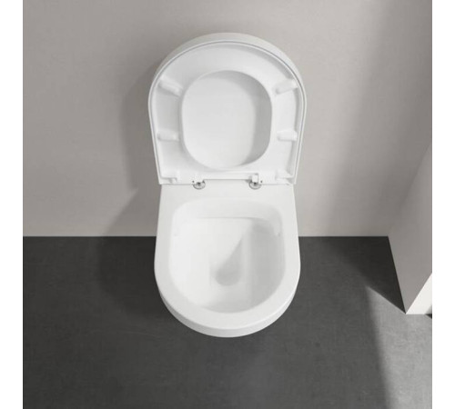 Комплект унитаз подвесной Villeroy & Boch Architectura DirectFlush CeramicPlus с сиденьем микролифт 4694HRR1