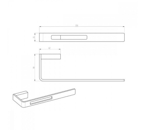 Держатель для туалетной бумаги Boheme Q золото 10945-G