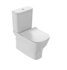 Чаша напольного унитаза Jacob Delafon Struktura Rimless 64x34 см белая UJI102-00