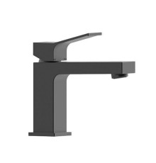 Смеситель для раковины Bossini Aki Line с донным клапаном черный матовый Z00707.073