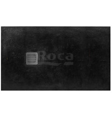 Душевой поддон Roca Terran Stonex 1600х800 мм с сифоном черный AP10164032001400