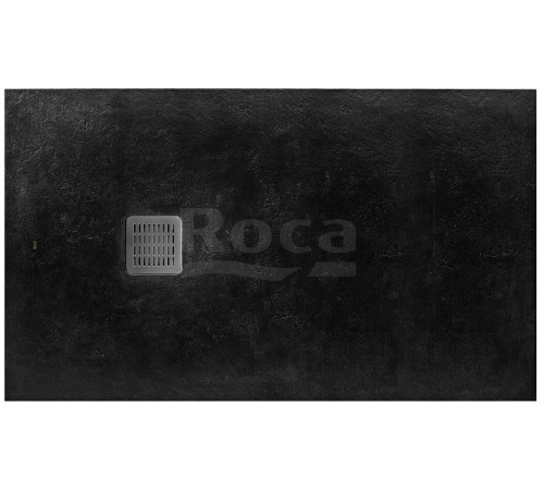 Душевой поддон Roca Terran Stonex 1600х800 мм с сифоном черный AP10164032001400