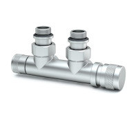 Узел нижнего подключения SR Rubinetterie Tondera угловой 1/2 x 3/4 EK хром матовый правый 0681-1500CSE0