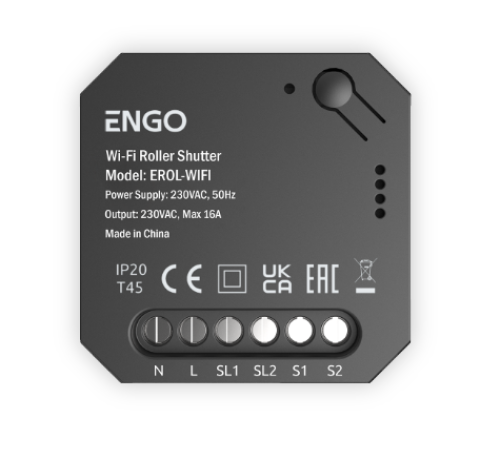 Реле ENGO EROLWIFI Wi-Fi 2-канальное EROLWIFI