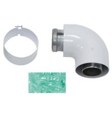 Отвод для дымохода Vaillant 90° DN 60/100 мм 303808