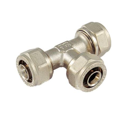 Тройник обжимной Tiemme 16х16х16 мм 1600002