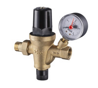 Клапан автоматической подпитки SR Rubinetterie M105 1/2 с фильтром и манометром M105-1500G000