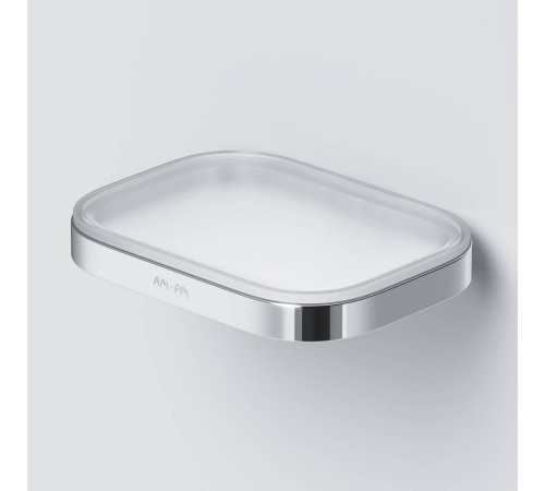 Мыльница стеклянная с держателем AM.PM Func настенная хром A8F34200