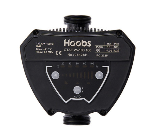 Насос циркуляционный Hoobs CTAE 25-80 180 мм 130 Вт 220 В с гайками 08127H