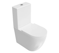 Унитаз-моноблок Catalano Sfera 66х36 см безободковый белый глянцевый SF.wc.01