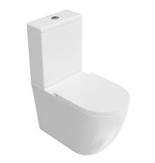 Унитаз-моноблок Catalano Sfera 66х36 см безободковый белый глянцевый SF.wc.01