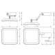 Косметическое зеркало Decor Walther Club Vanity Plus VISION хром 0123200