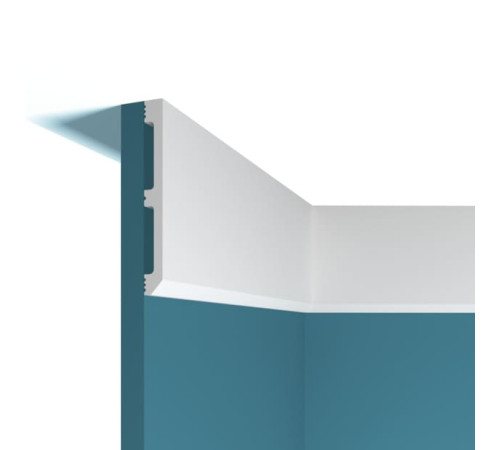 Карниз потолочный Perfect Plus P70 ударопрочный полимер 105x105x2000 мм P70