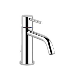 Смеситель для раковины Gessi Emporio Via Tortona на 1 отверстие с донным клапаном хром 18601#031