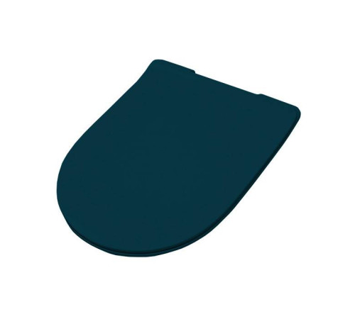 Крышка-сиденье для унитаза Artceram FILE 2.0 Slim soft-close petrolio/хром FLA014 42
