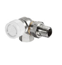 Вентиль термостатический Oventrop серия AV9 угловой трехосевой DN 15 1/2 левый 1183472