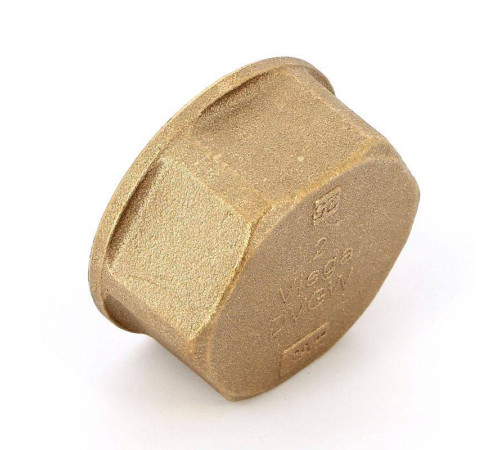 Заглушка резьбовая Viega 2 ВР бронза 268343