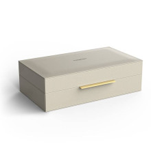 Коробка Decor Walther Brownie BOX L 30х18х9.5 см искусственная кожа песочный 0939847