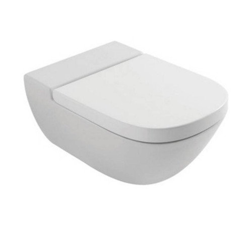 Унитаз подвесной безободковый Globo Stockholm 58х37 см белый LAS04.BI