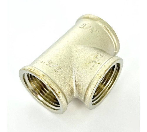 Тройник латунный никелированный LD Pride 3/4 ВР-ВР-ВР LD.67.514.20