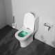 Унитаз-компакт напольный AM.PM Sense FlashClean с сиденьем микролифт C748600SC