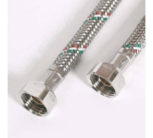 Гибкая подводка для воды Uni-Fitt DN 8 1/2 ВВ 80 см нержавеющая сталь 500S2008