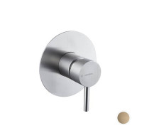 Смеситель для душа встраиваемый Newform X-STEEL 316 PVD Brushed pale gold 69675EX.59.098