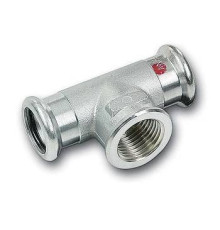 Тройник Sanha Press 24130g 28x3/4x28 мм ВПр-ВР-ВПр 124130G2834