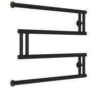 Полотенцесушитель водяной Сунержа High-Tech 650x500 мм матовый черный 31-4050-5065