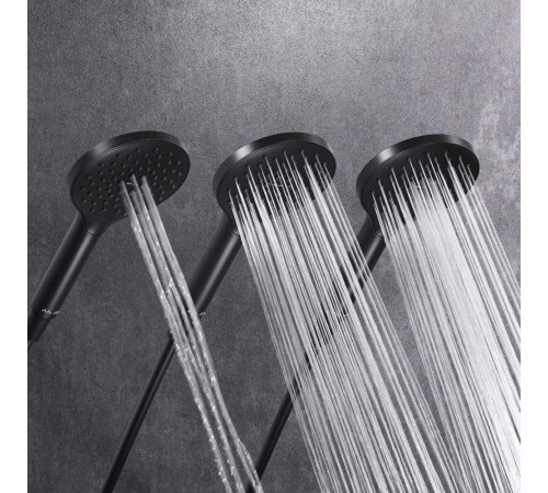 Лейка для душа AM.PM Like 1 режим черный матовый F0280022