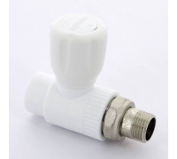 Кран радиаторный прямой Pro Aqua 25x3/4 полипропиленовый с разъемным соединением PA41010