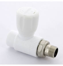 Кран радиаторный прямой Pro Aqua 25x3/4 полипропиленовый с разъемным соединением PA41010