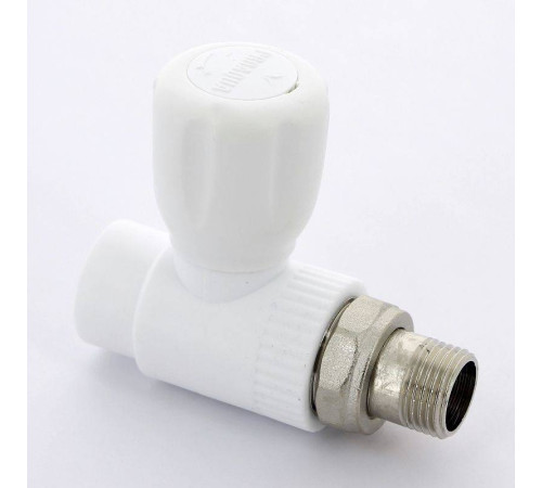 Кран радиаторный прямой Pro Aqua 25x3/4 полипропиленовый с разъемным соединением PA41010