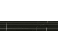 Бордюр Kerama Marazzi Греппи Багет черный обрезной 40х7,3 см BLF002R
