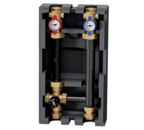 Группа быстрого монтажа FAR 1 с термосмесителем 18-55 °C в теплоизоляции под насос 180 мм FA 2167 1180RU