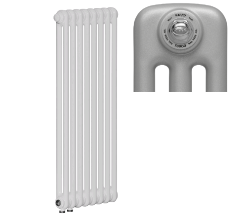 Радиатор трубчатый RIFAR TUBOG 2180 6 секций боковое подключение 3/4 Нардо 2180-06-B1