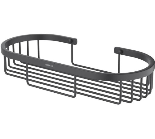 Полка для душа Aquanet матовый черный AQ4916MB