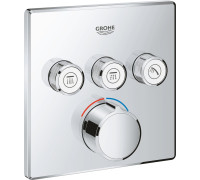 Смеситель для душа GROHE Grohtherm SmartControl внешняя часть на 3 выхода хром 29149000