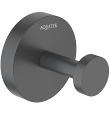 Крючок Aquanet Бетта матовый черный AQ4601MB