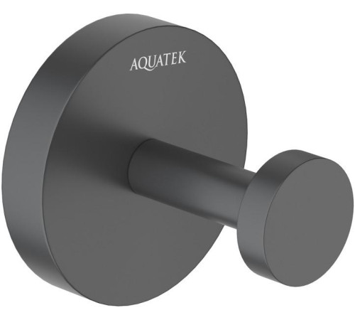 Крючок Aquanet Бетта матовый черный AQ4601MB