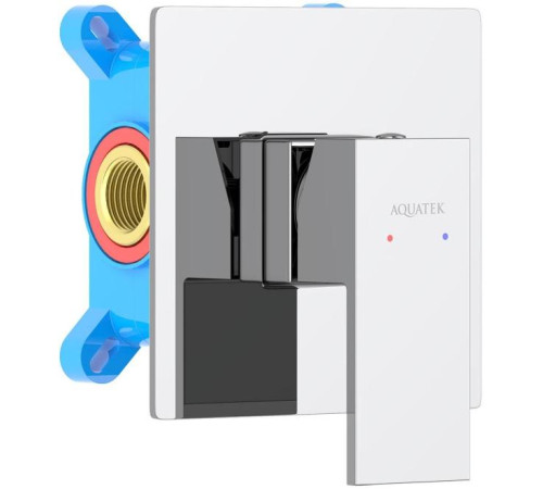 Смеситель для душа Aquanet Libra встраиваемый 1 режим комплект AQ1666CR