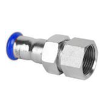 Разъемное соединение Hogert 28x1 В нержавеющая сталь SS5270706