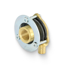 Водорозетка аксиальная В 28 х 1/2 х 16, MX, для гипсокартонных плит, латунь