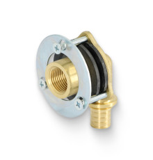 Водорозетка аксиальная В 28 х 1/2 x 20, MX, для гипсокартонных плит, латунь