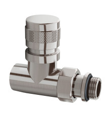 Вентиль на подачу прямой SR Rubinetterie Tondera 1/2 ручной никель матовый 0612-1500NS00