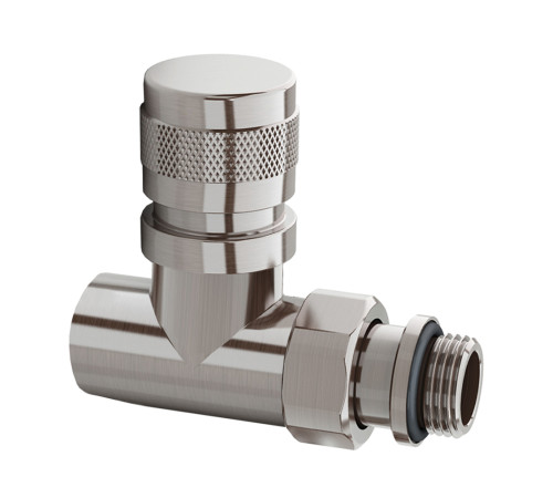 Вентиль на подачу прямой SR Rubinetterie Tondera 1/2 ручной никель матовый 0612-1500NS00