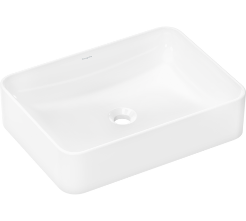 Раковина-чаша hansgrohe Xuniva Q 550х400х130 мм без отверстия под смеситель и перелива 60168450